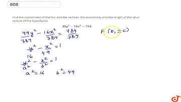 CONIC SECTIONS NCERT CLASS 11 CHAPTER 11 EXERCISE 11.4 QUESTION - 6 - MATHS CBSE, RBSE, UP BOARD...