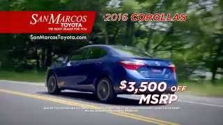 San Marcos Toyota's Season  of Giving Sale