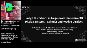 SD&A 2017: Image distortions in large-scale immersive display systems – Cylinder and wedge displays