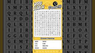 Word Search Puzzle 10 #hiddenpuzzles #word_games