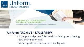 UnForm Archive - MulitView