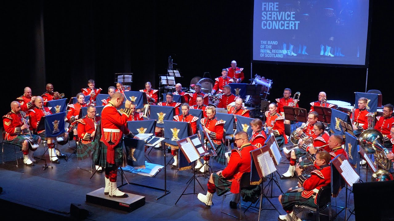 Loch Lomond finale by Band of the Royal Regiment Scotland SFB Charity Gala Concert Greenock Sep 2024