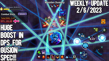 MY GUSION SPEC GETS A HUUUUUUGE BOOST!!! | WEEKLY UPDATE 2/6/2023 | MY HEROES: DUNGEON RAID