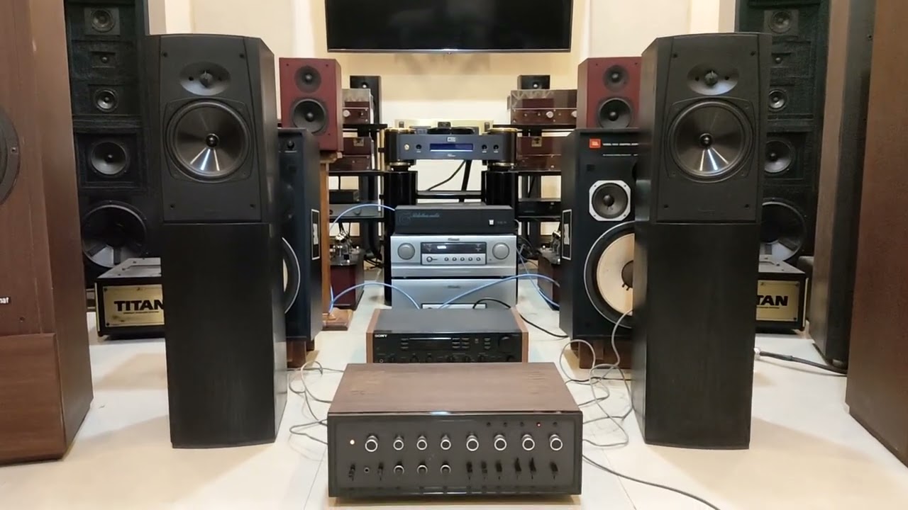 Boston CR-95 with SANSUI AU-999
