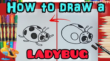 How to draw a Ladybug in less than 5 minutes
