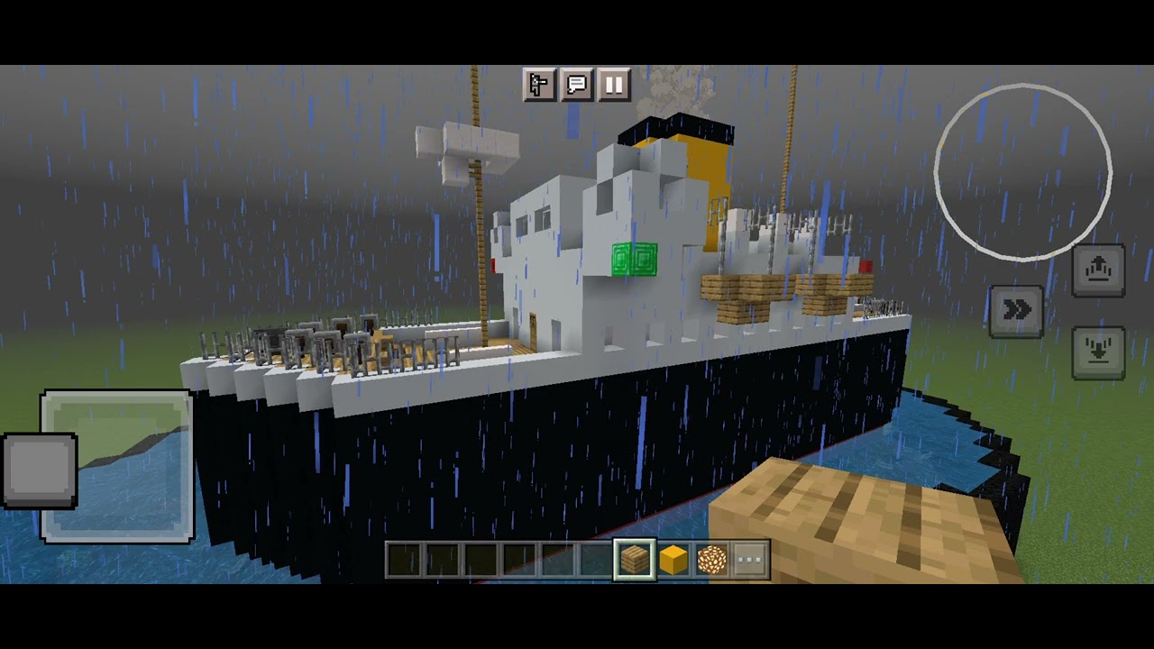 minecraft ship build - YouTube