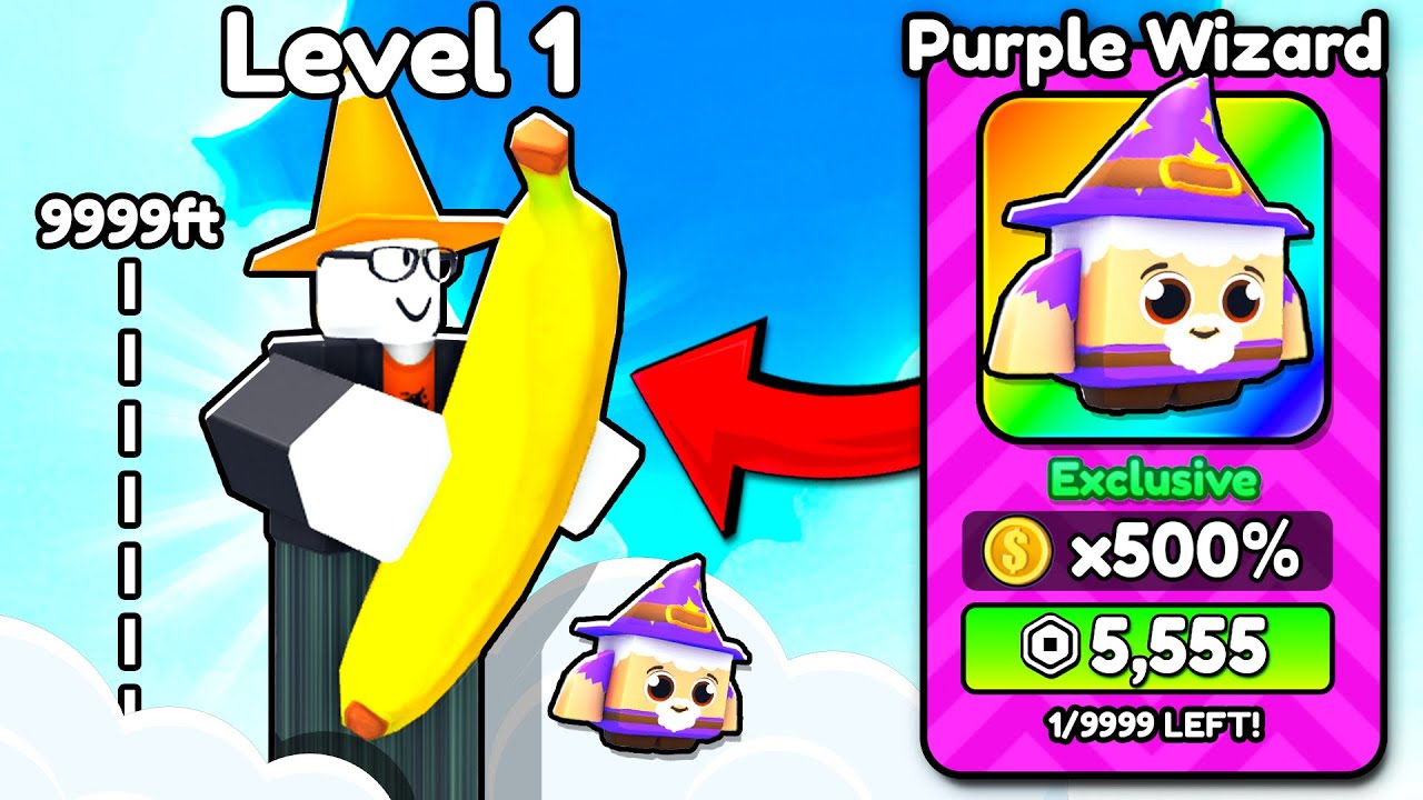 Starting Over as NOOB with BEST PET in Roblox Get Tall and Fall!