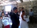 Boda Rafa y Flor entrada iglesia