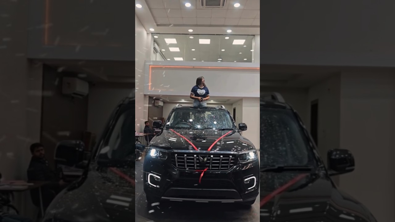 New Scorpio Showroom Delivery 🖤✨ ScorpioN Lover ♥️🔥 || First Entry 