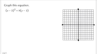 Conic Sections - Graphing a Parabola | Quiet Practice