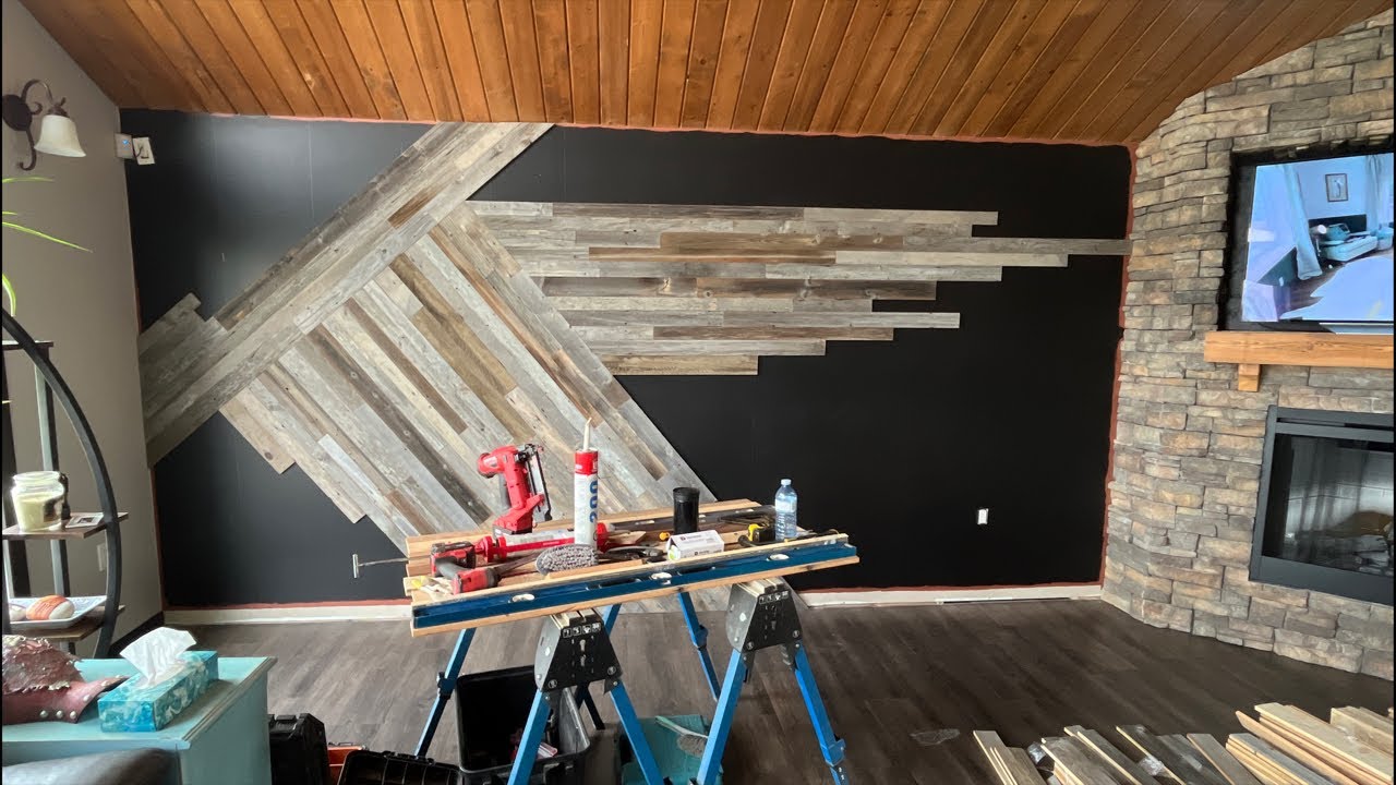 Barnwood Feature Wall Install Tips