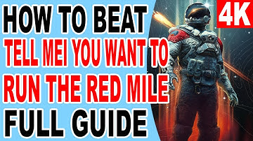 Starfield Tell Mei you want to run the Red Mile
