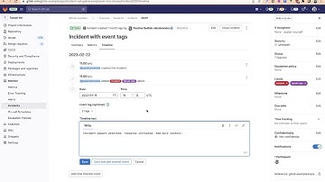 Incident Event Tags - demo
