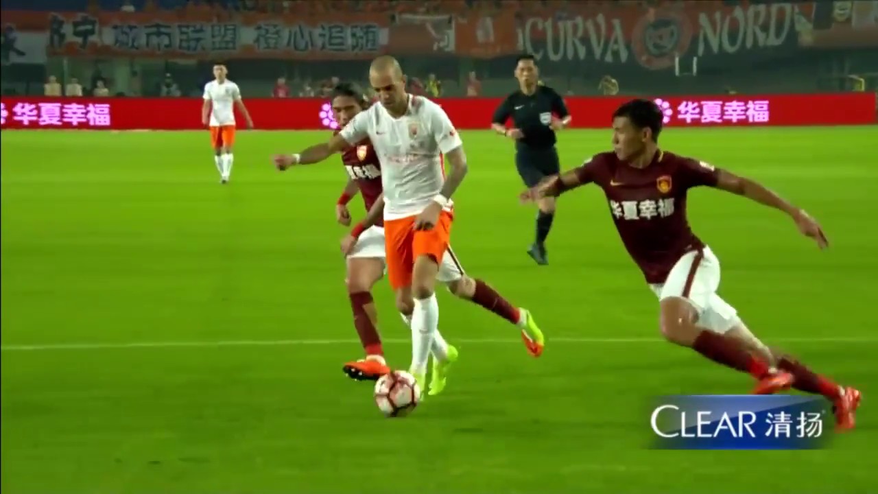 Highlights Hebei Cffc Vs Shandong Luneng 河北华夏幸福vs山东鲁能泰山 Csl 17 Round 15 Youtube