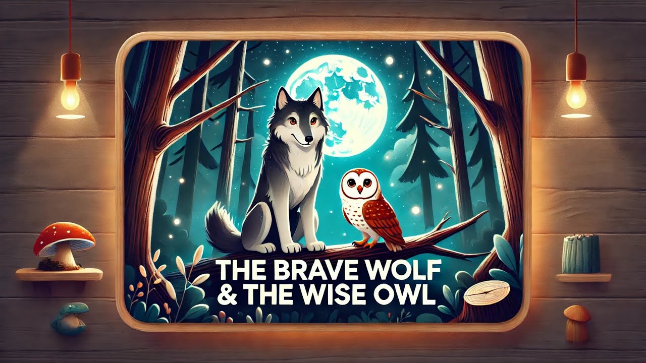 The Brave Wolf & The Wise Owl | A Magical Tale About Wisdom & Courage ...