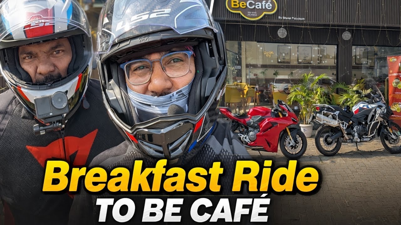BREAKFAST RIDE TO  BE  CAFE !!!