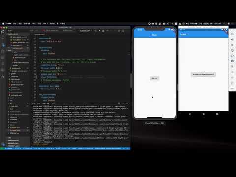 Flutter와 Firebase로 Android iOS 둘 다 만들기 이슈 정리 20.3.10