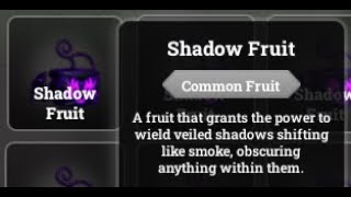 ROBLOX Fruit Legends / shadow showcase skills #roblox #fruitlegends screenshot 2