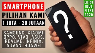 Smartphone Terbaik 1 Sd 20 Jutaan Rupiah Untuk Lebaran 2020 khusus Android
