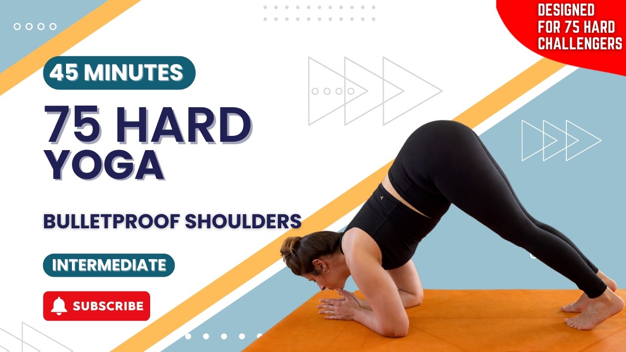 Bulletproof Shoulders: 45 Min Power Yoga 🔥 Day 43 | 75 Hard Yoga Challenge