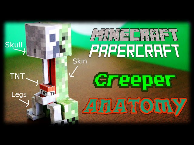 The anatomy of a creeper : r/Minecraft