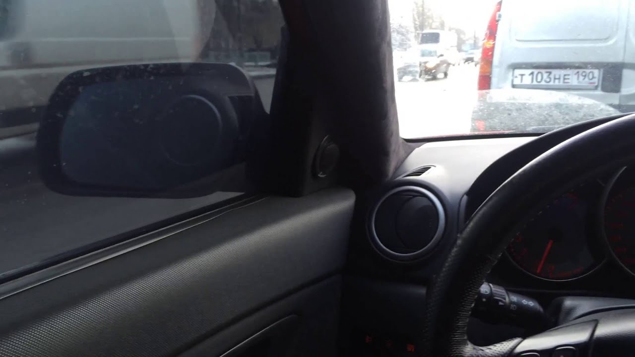 Мазда 6 складывание зеркал