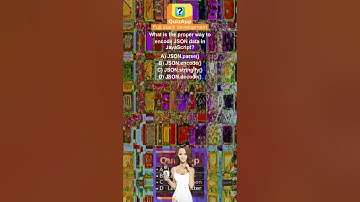 Full stack development What is the proper way to encode JSON data in JavaScript