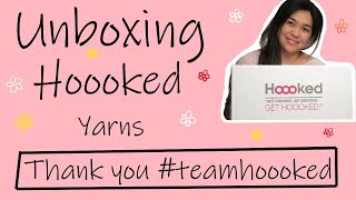 Hoooked Yarn Christmas present! Unboxing Time! Let's see what's inside the box. Yarn Haul and Review