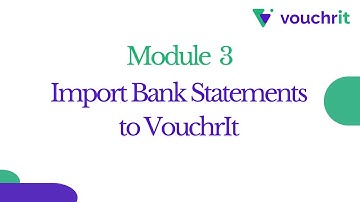 Import Bank Statements to VouchrIt