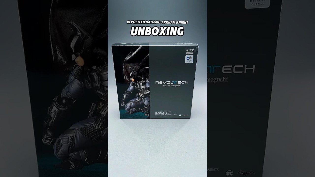 Revoltech Amazing Yamaguchi Batman Arkham Knight Unboxing