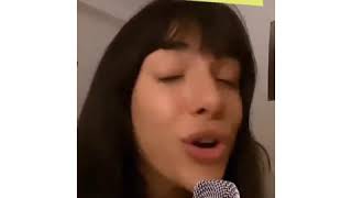 MARTA SANGO vía ig stories jugando a "SING A SONG WITH"