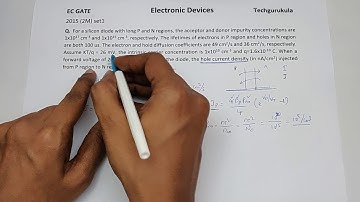 EC GATE 2015 2M - PN Junction - Forward Bias