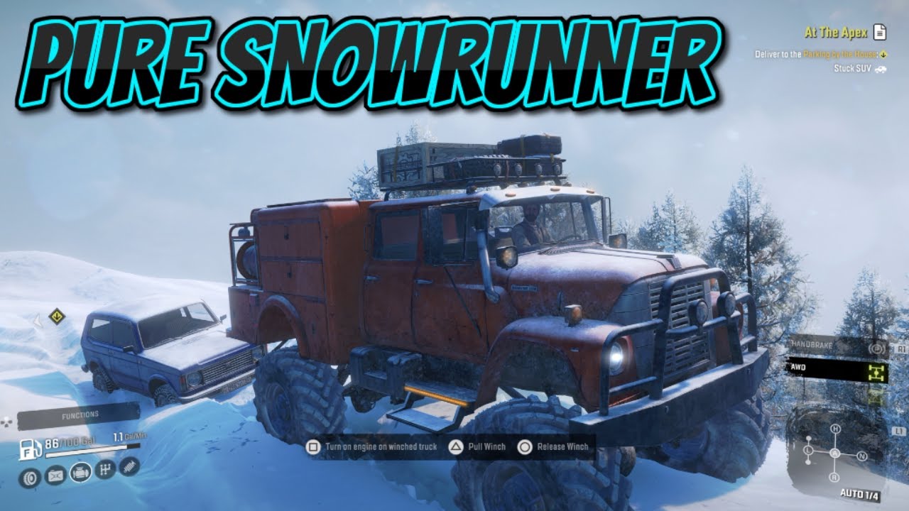 At the Apex ....  Mission on Snowrunner