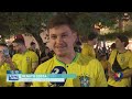Clima de Copa: estreia do Brasil na Copa do Mundo lota Centro de Blumenau