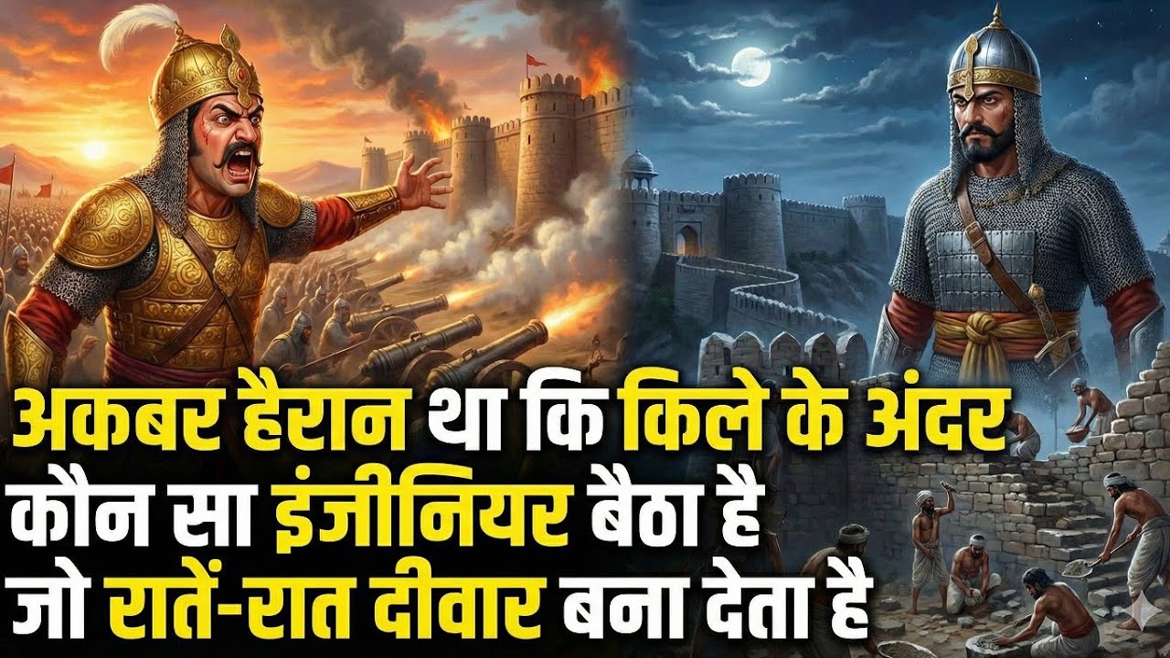 चित्तौड़ का वो युद्ध जब साक्षात 'विष्णु' लड़ने आए! (1568 का सच),