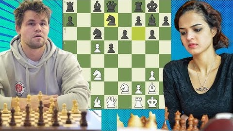 Magnus Carlsen vs Tania sachdev 11