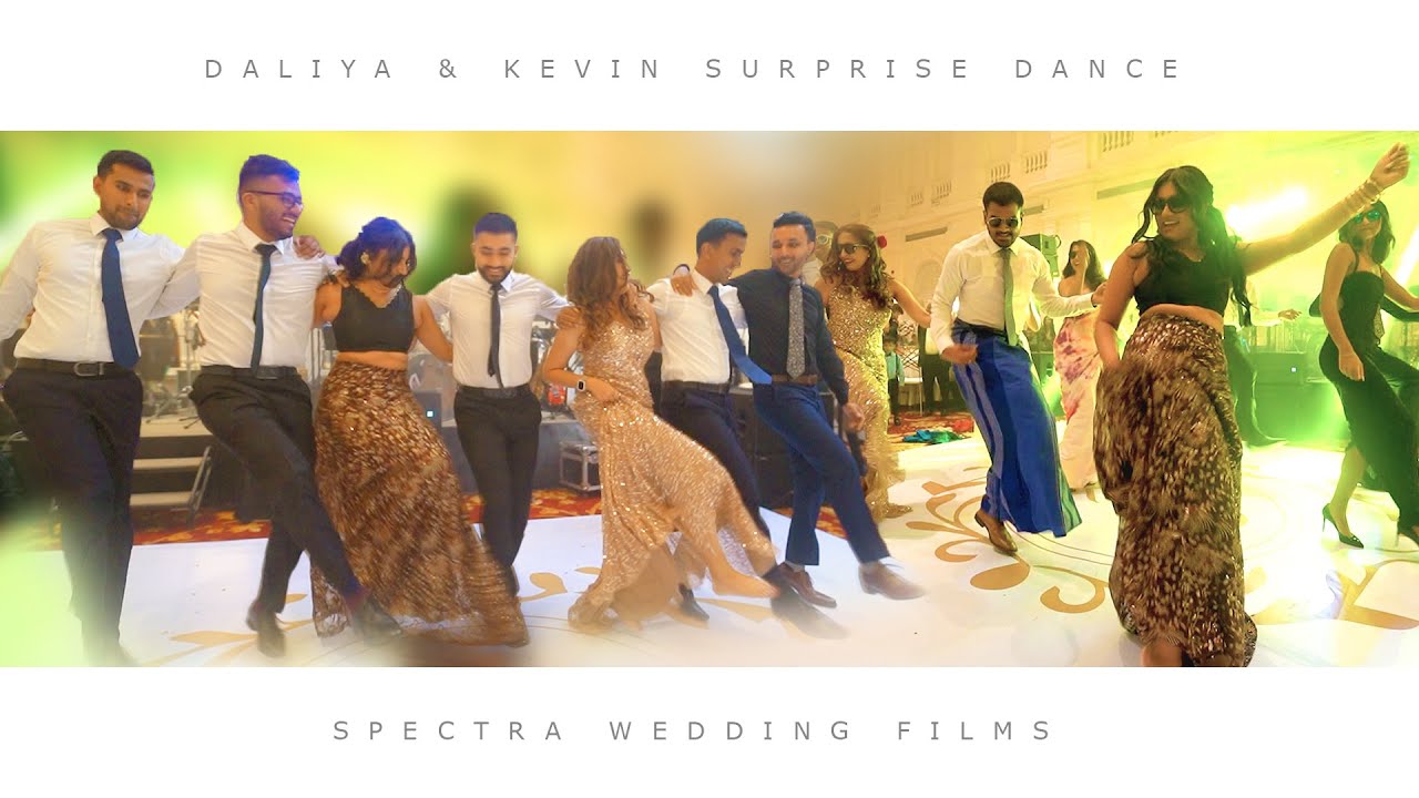 Wedding Surprise Dance  Kevin  Daliya  Spectra Wedding Films  Sri Lanka  groomside   2024