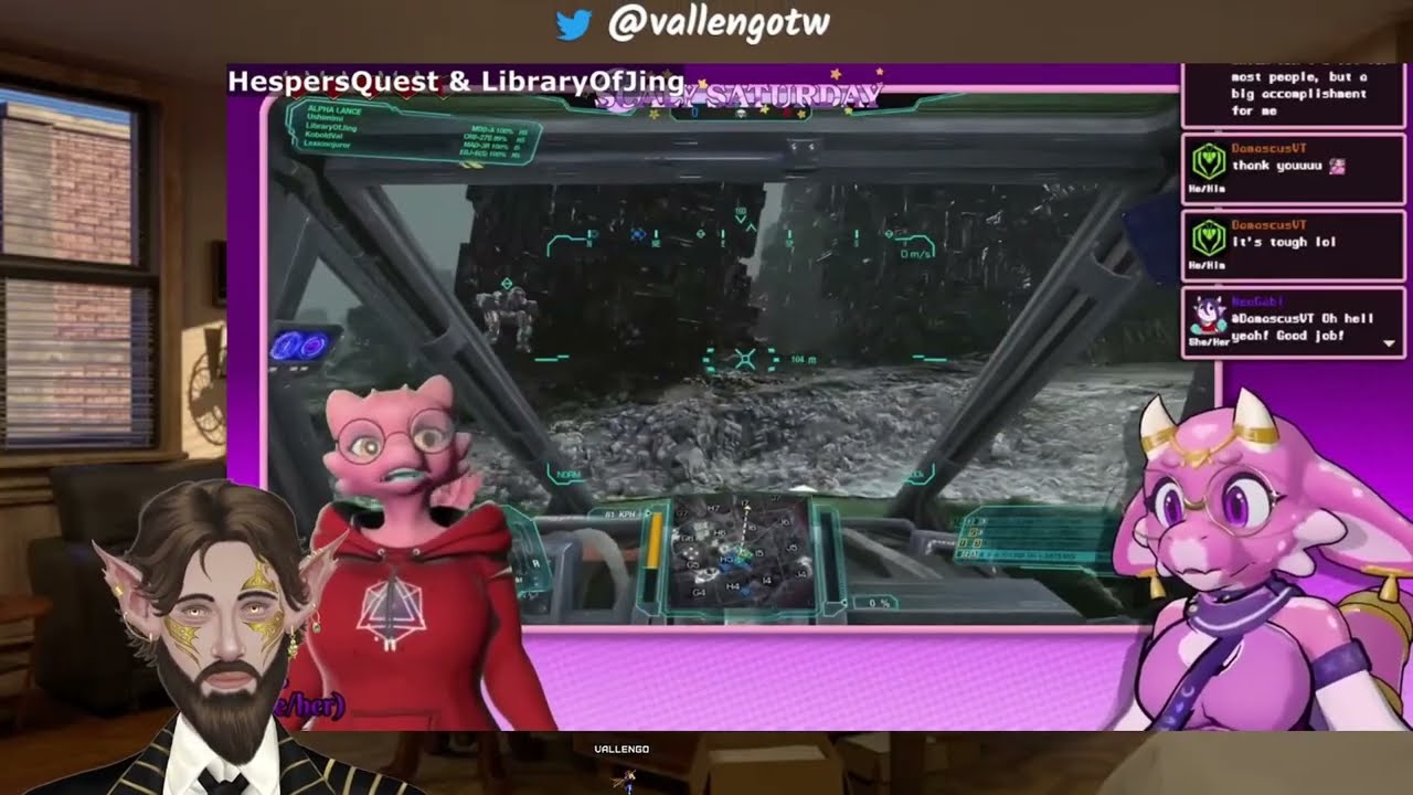 Vallen Reacts - VTuber School Musical