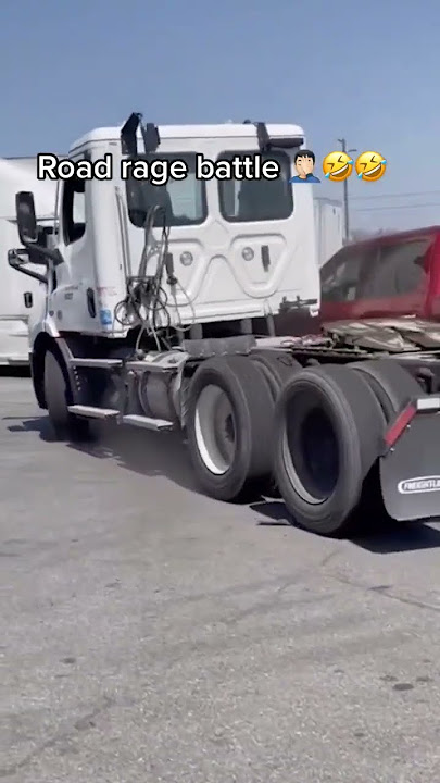 TRUCKER ROAD RAGE! Who won this battle between the Pickup and Big Rig Semi Truck?
