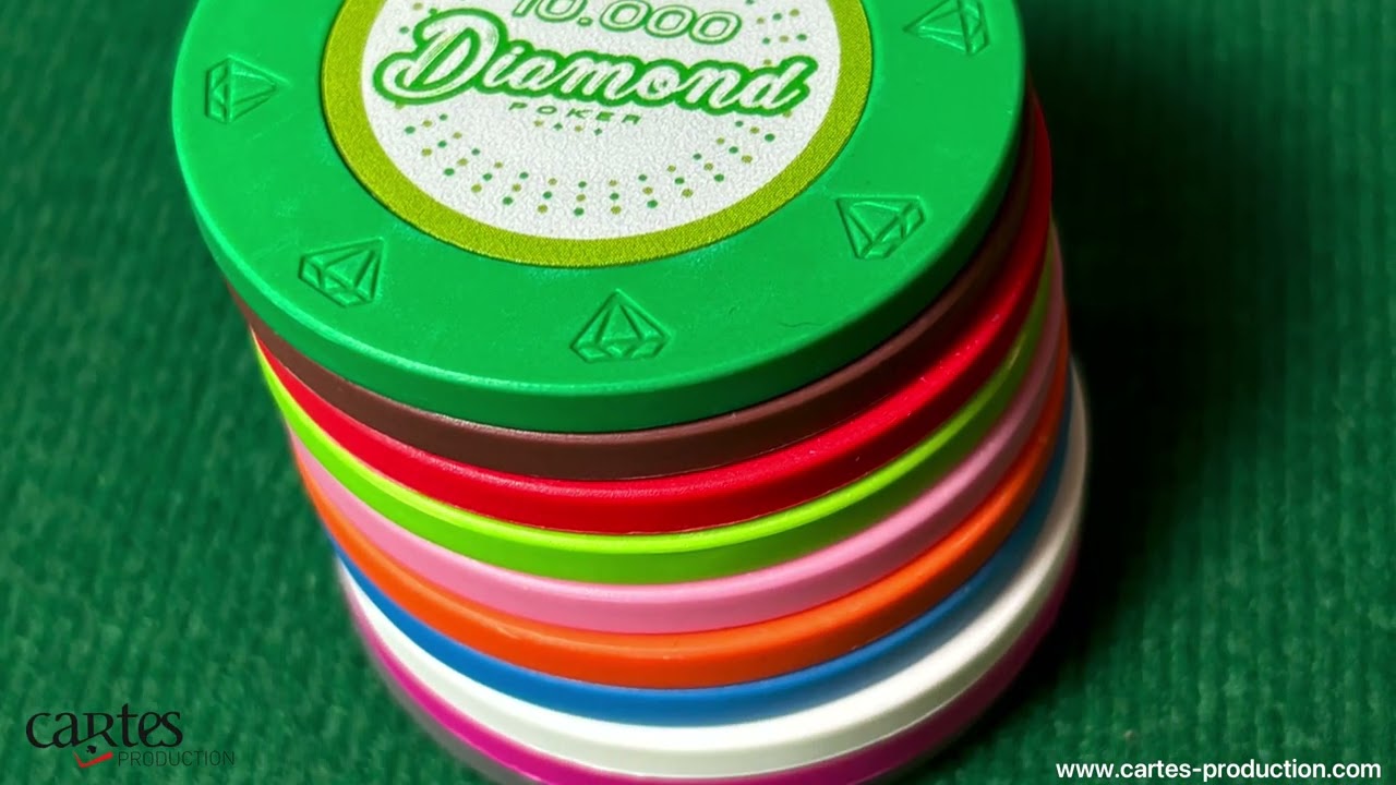 Mallette de jetons de poker "DIAMOND" en clay composite - exclusivité CARTES-PRODUCTION