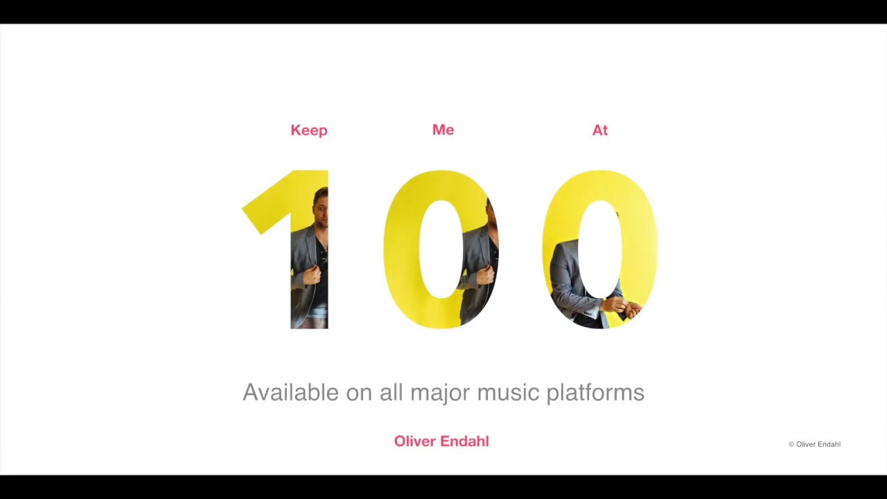 Keep Me at 100 by Oliver Endahl Official Lyric Video