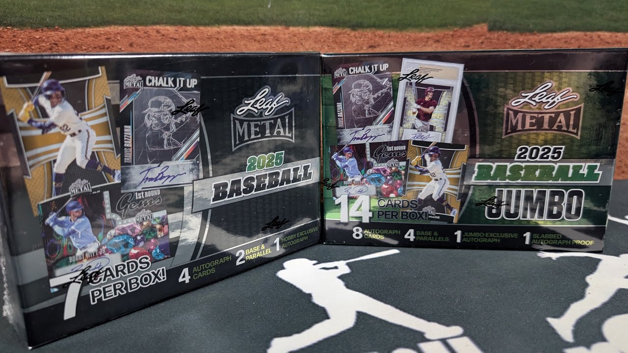 NEW RELEASE!  2025 Leaf Metal Baseball!  HOBBY vs JUMBO!