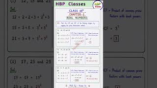 class 10th Math Chapter- 1 Real Nu,haryana | E.x 1.1 Q3 complete Solution | #class10 #class10math