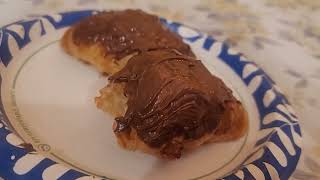 odd ball food combo reviews 🤔♡ | Storebought Croissant (Publix) & Nutella