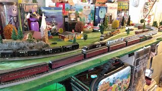 My 4 by 6 ft Southern Central System N Scale Model Train Layout NS & Southern Railway based Layout!