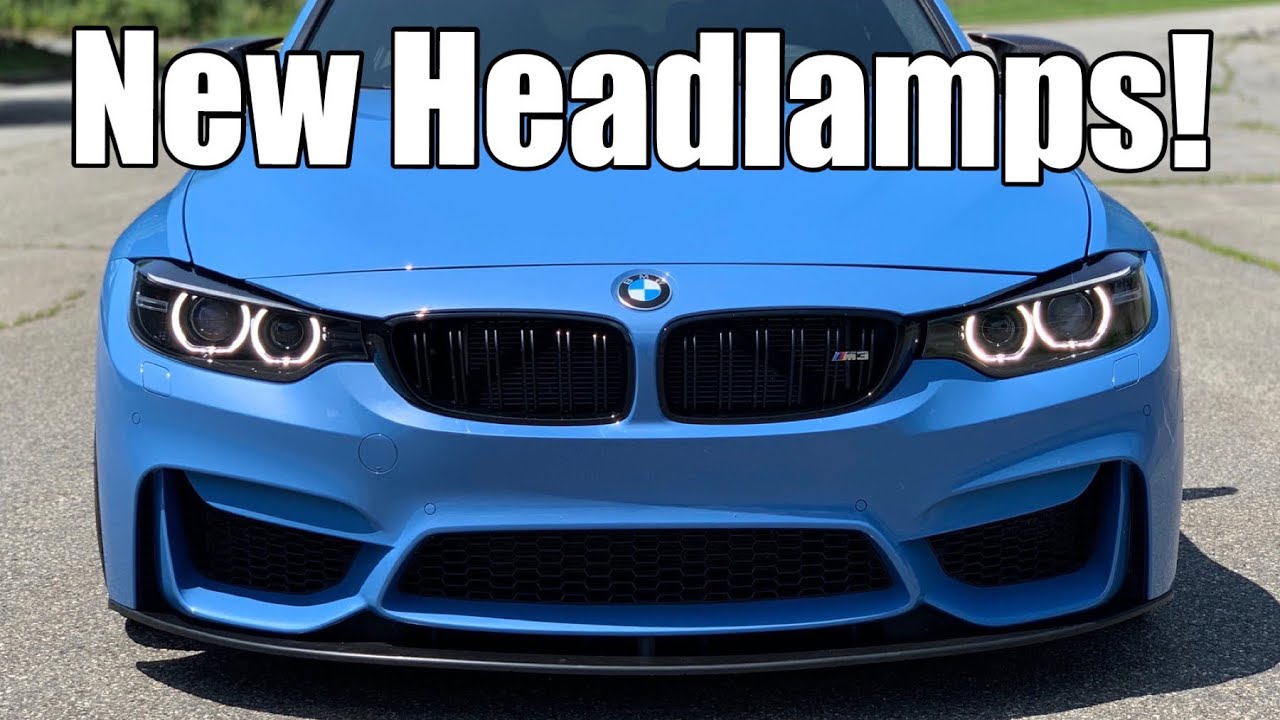 DIY painted headlamp bezels removal, retrofit and install on a BMW M3 /M4 (Xenon and LED)