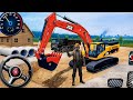 🔥 Heavy Machinery Road Construction 3D Simulator Game || Android Mobile Gameplay