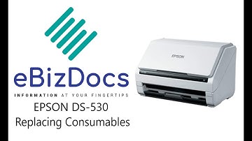 Replacing Consumables for your EPSON DS-530 Scanner