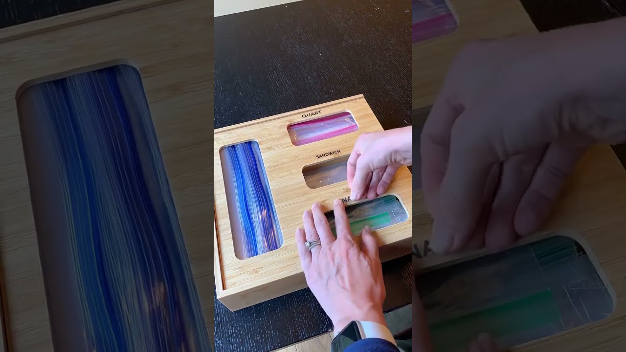 SpaceAid Bag Storage Organizer for Kitchen Drawer 