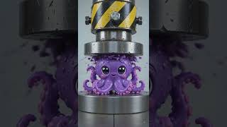Hydraulic Press vs Diamond, Octopus & More! 😲#shorts #aivideo #hydraulicpress #crushing